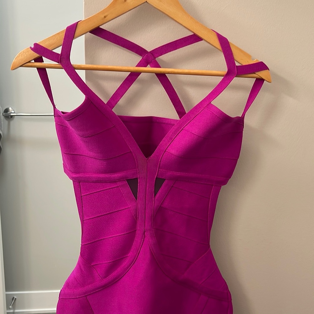 Magenta sexi mini dress small size